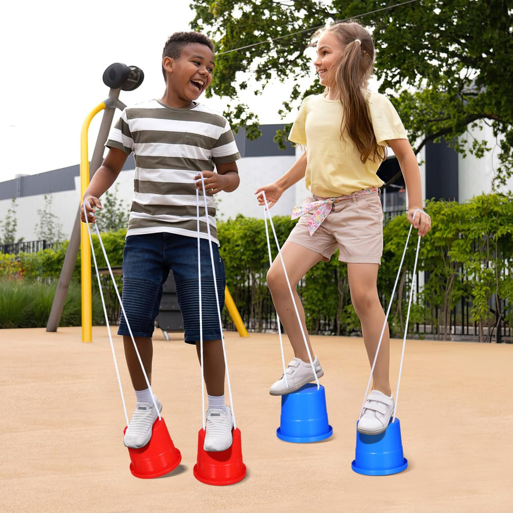 TOYANDONA balance-training-stilts enhance coordination during active playtime