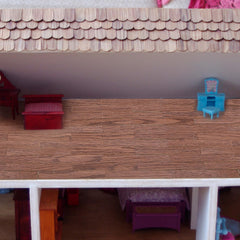TOYANDONA peel-and-stick flooring for fast dollhouse upgrades