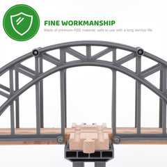 TOYANDONA wooden-train-layout-prop encourages creative storytelling and layout building
