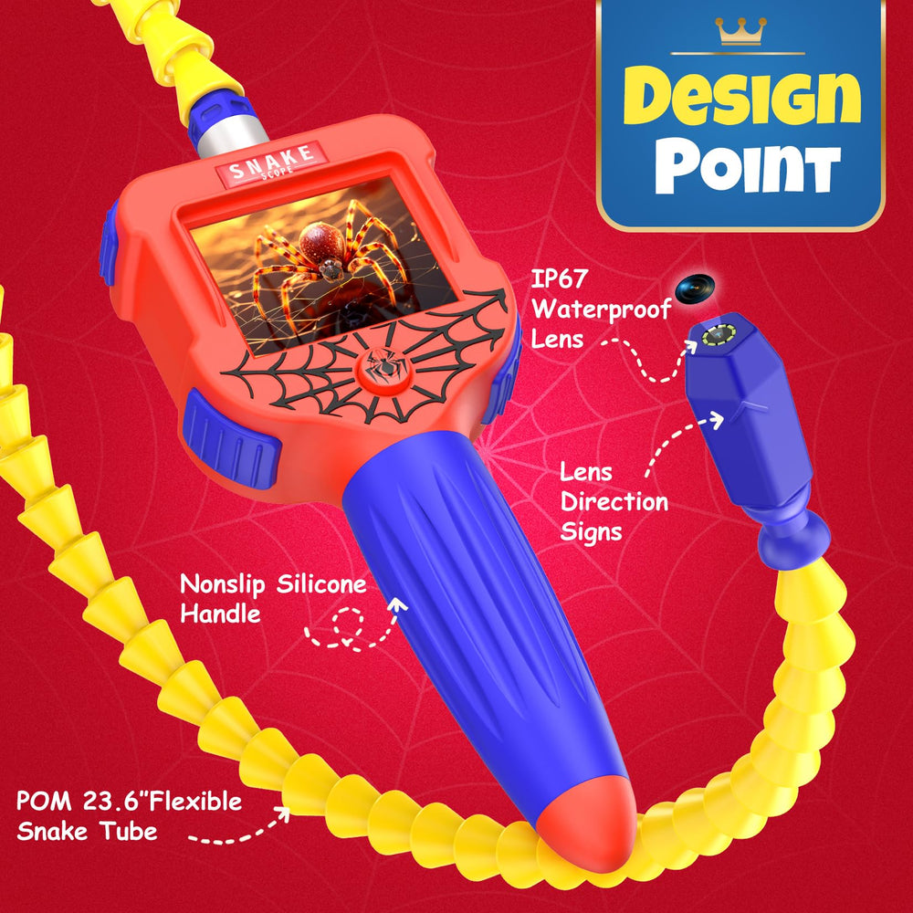 Toycost Borescope features a 2.4-inch LCD screen for easy viewing.