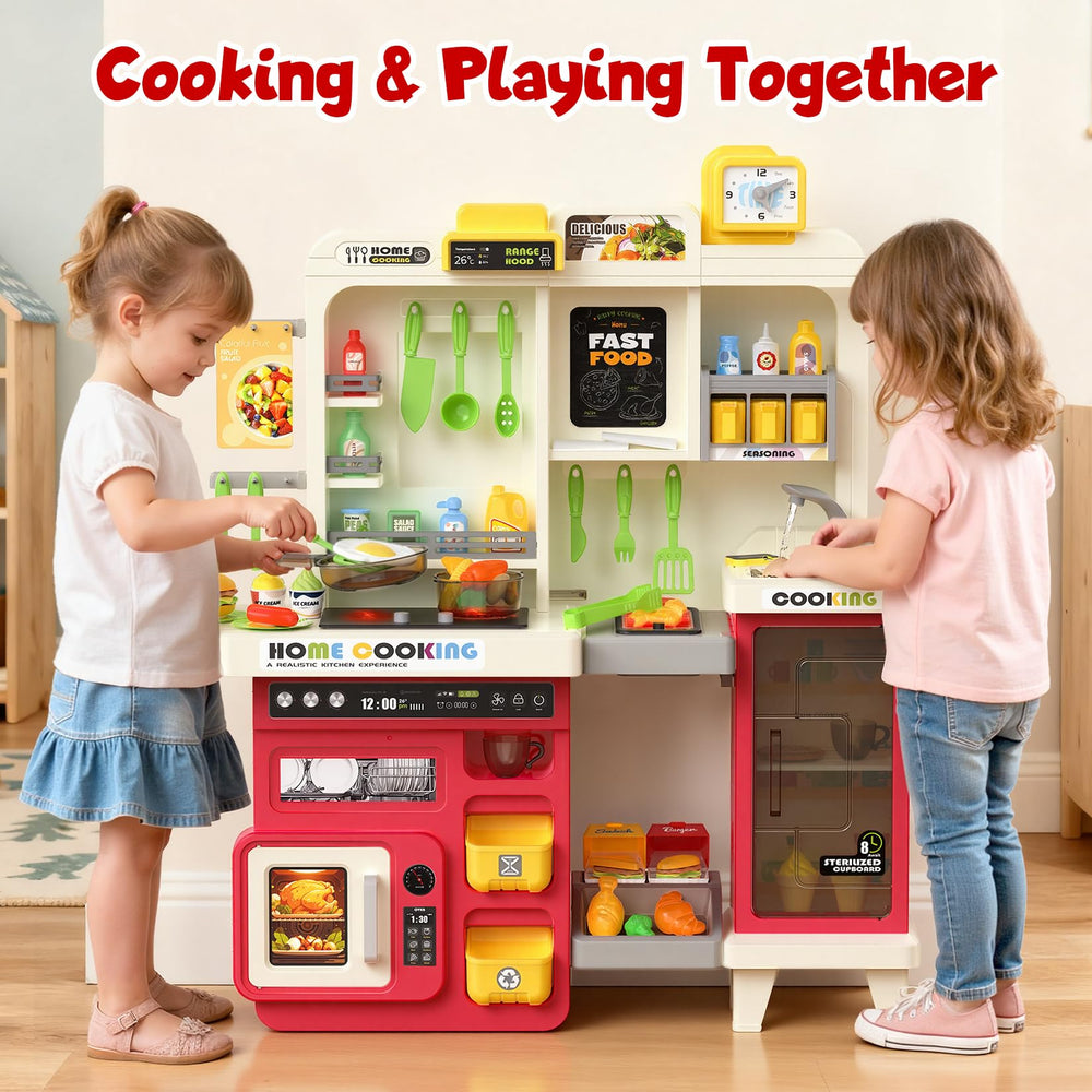 Toycost sink with water circulation enables lifelike washing play.