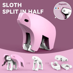 Toycost magnetic animal cards: colorful guides to assemble and disassemble