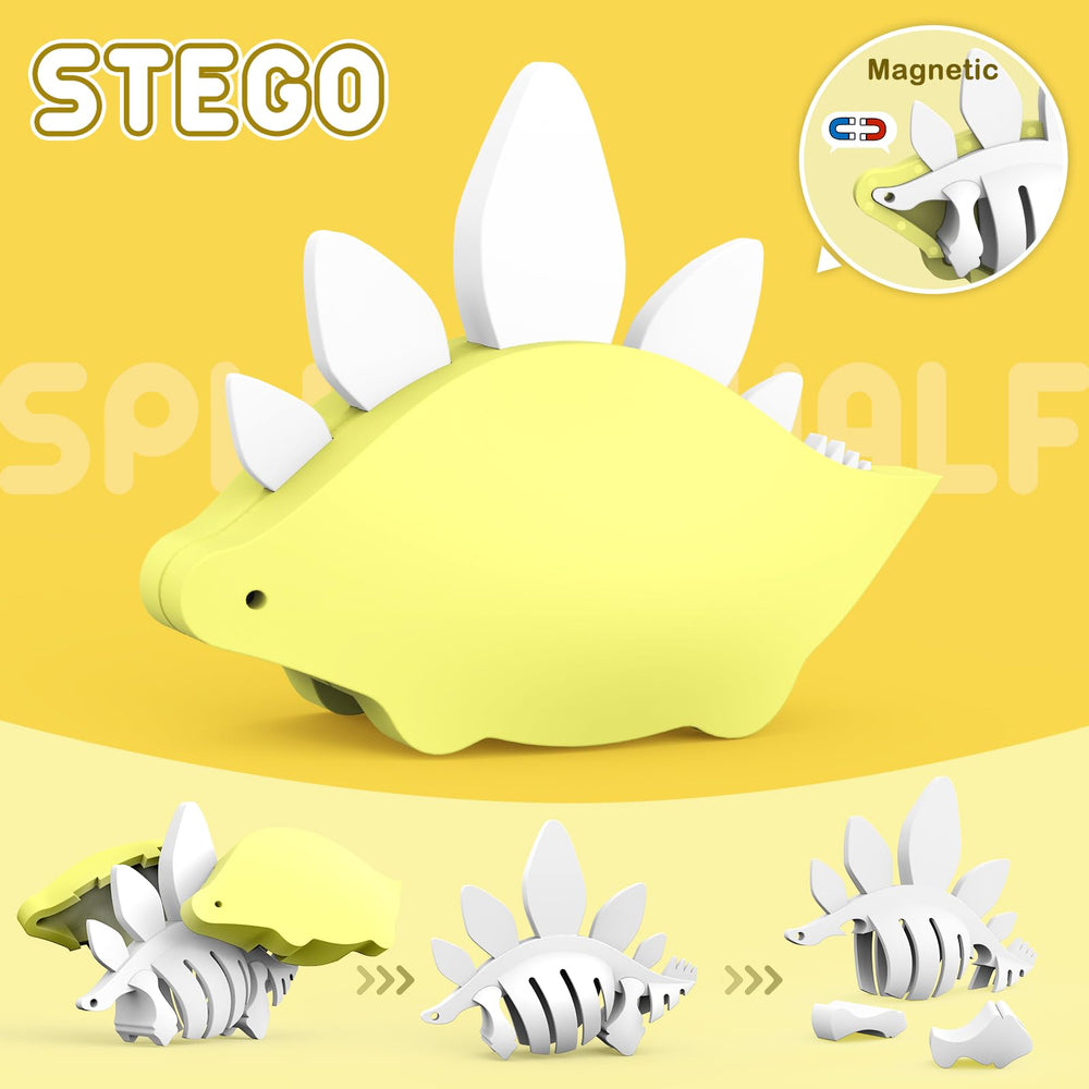 Toycost magnetic gnu highlights a compact design ideal for travel and quick assemblies.