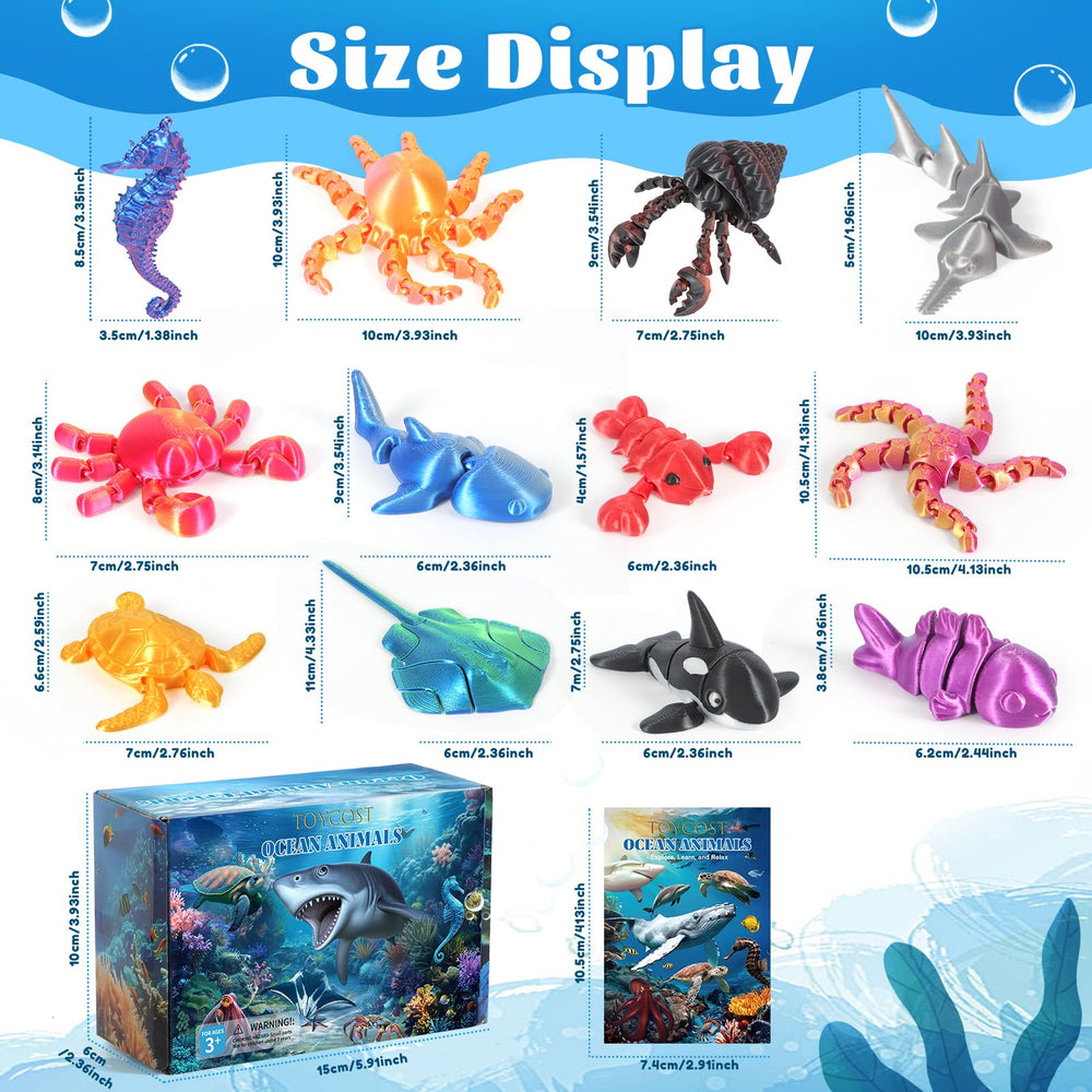 Toycost sea turtle figurine for display and marine life learning