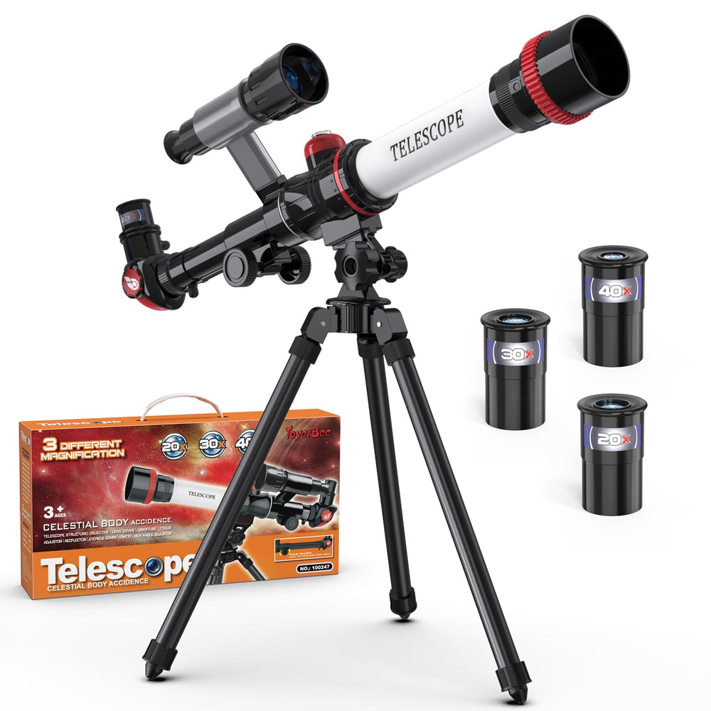 ToyerBee Kids Telescope with compact design for easy storage and on-the-go exploration.