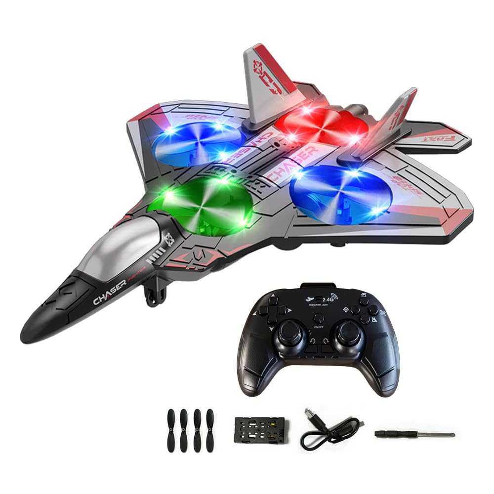 ToyFinity RC Plane with four-engine jet design delivering stable power for beginners.