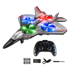 ToyFinity RC Plane with four-engine jet design delivering stable power for beginners.