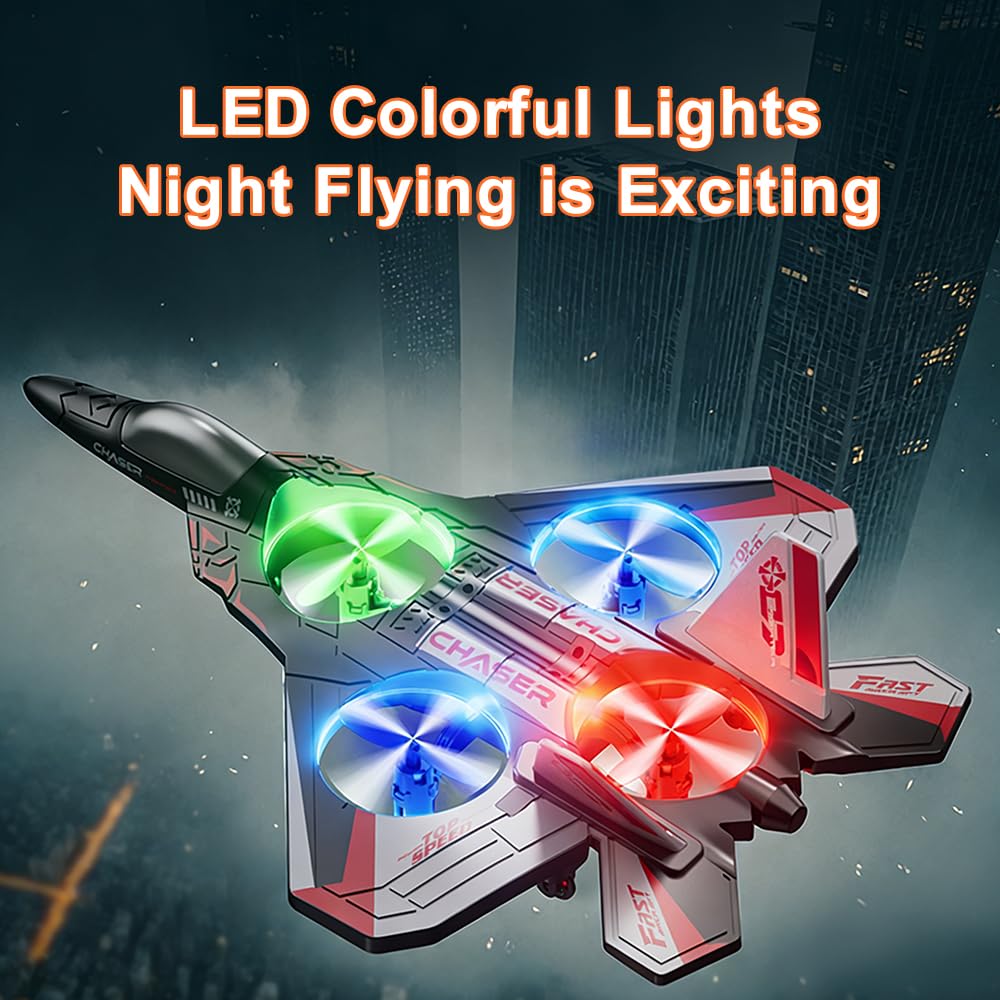 ToyFinity VTOL-capable aircraft enables easy takeoff and precise stunts.