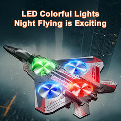 ToyFinity VTOL-capable aircraft enables easy takeoff and precise stunts.