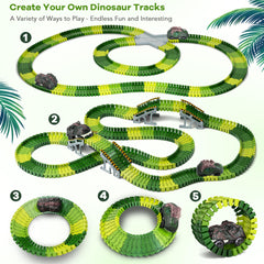 Toyk 216 Track Pieces enable expansive layout options.