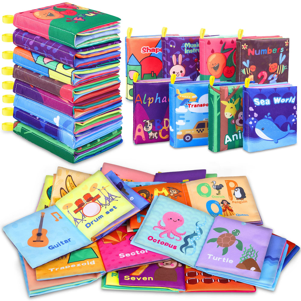 Toyk baby bath book in soft fabric for safe, cozy bath time