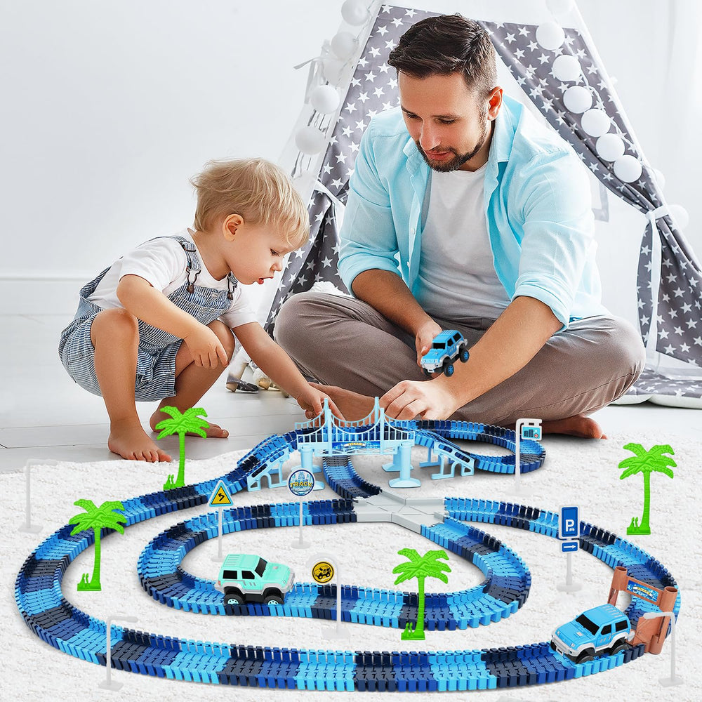 Toyk easy-assembly tracks simplify setup and teardown