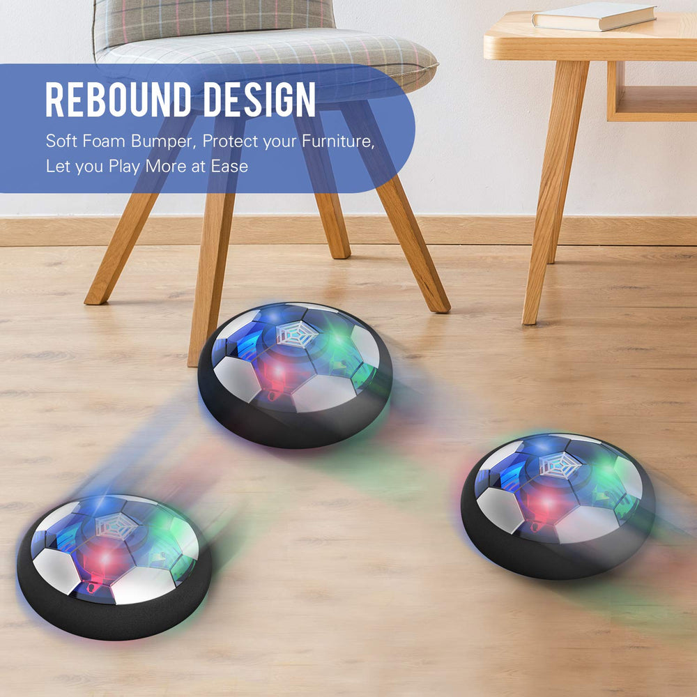Toyk Hover Soccer Ball LED effect supports night-time practice and fun