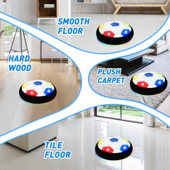 Toyk hover soccer ball LEDs change color to attract kids