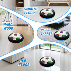 Toyk LED hover soccer ball soft foam bumper protects kids and furniture