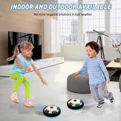 Toyk LED hover soccer ball indoor-outdoor play for safe family fun