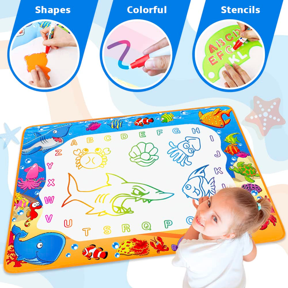 Toyk Water Doodle Mat gift packaging makes a thoughtful kids' gift