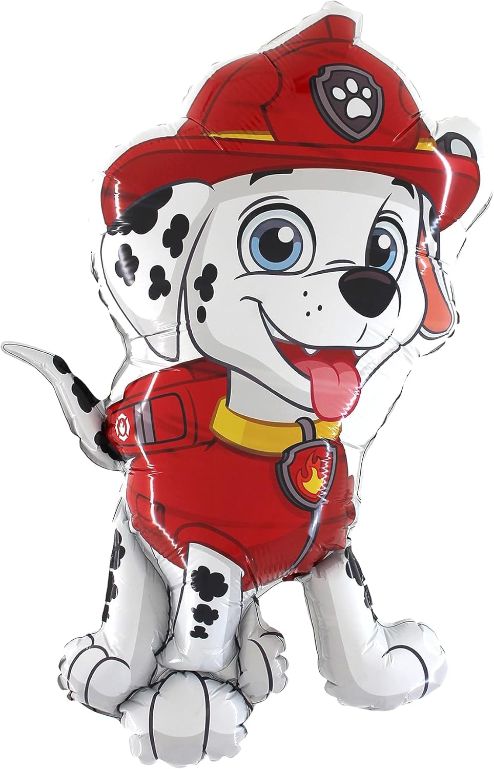 Two character balloons packaged by Toyland offer versatile decor with air or helium options.