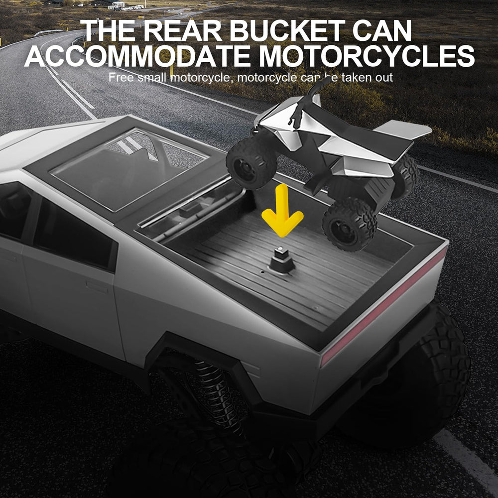 toylefun all-terrain 4x4 RC truck conquers sand and mud with confidence