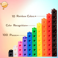 TOYLI cubes connect easily on all sides for quick construction.