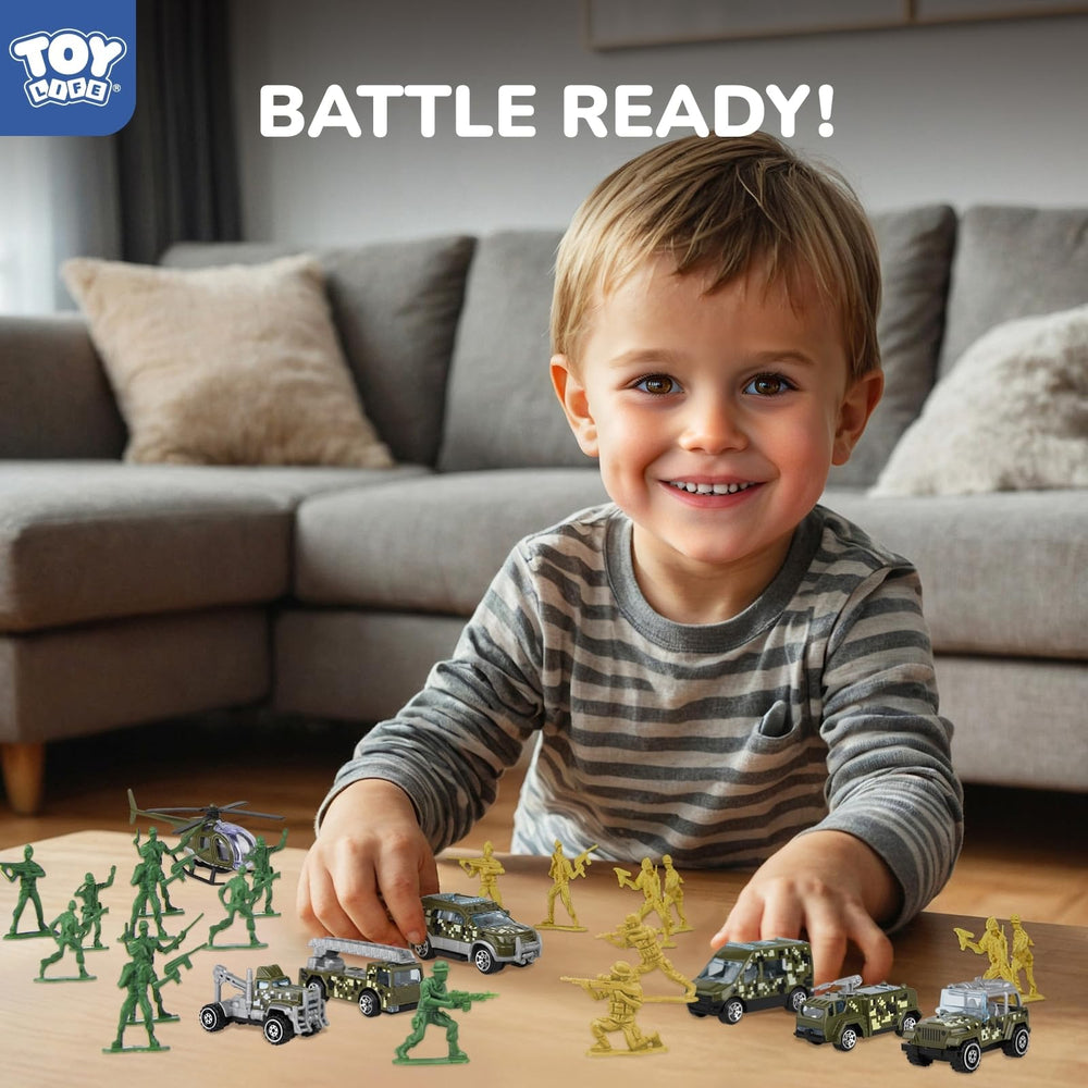 TOY Life Army Men helicopter enabling dynamic aerial play and missions