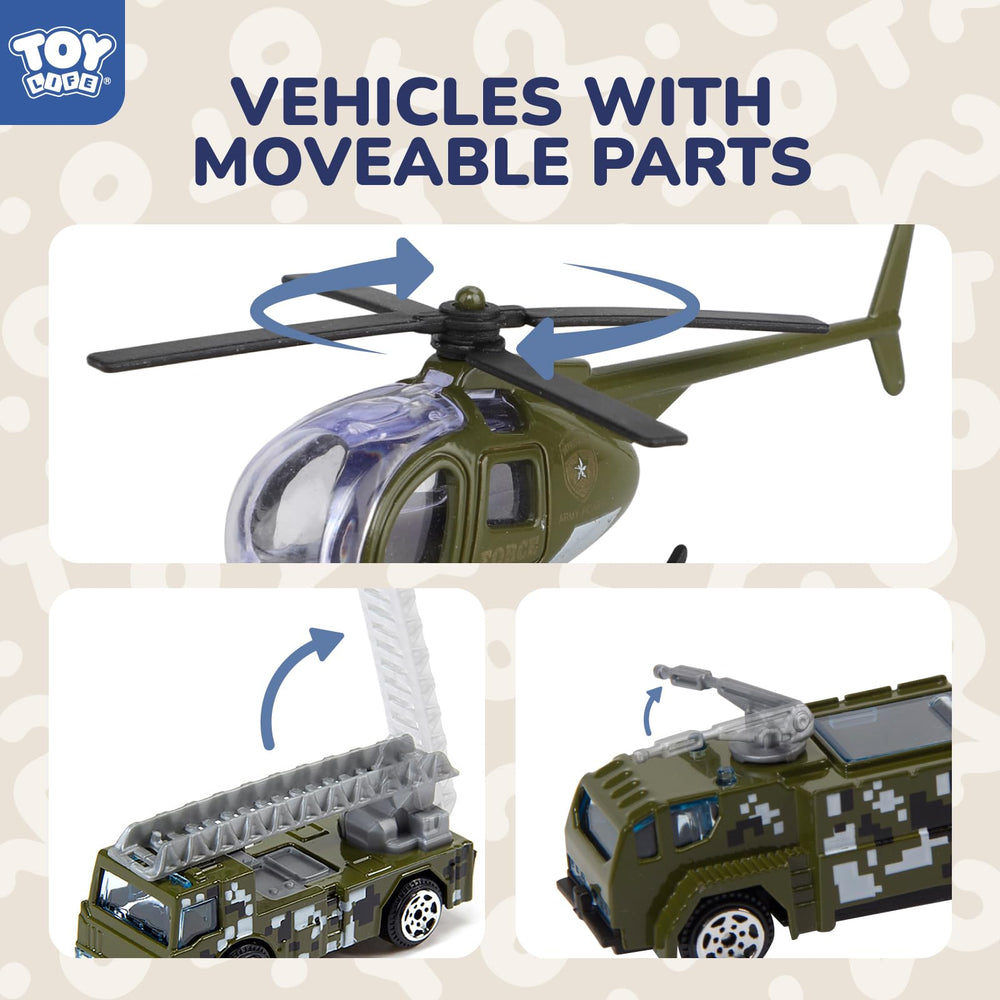 TOY Life Army Men two colors offering varied squad setups for stories