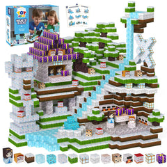 TOY Life magnetic blocks forest castle - kids build immersive forest fortresses