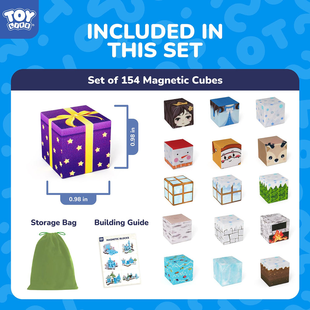 TOY Life magnetic blocks kids building scene - fosters creativity and spatial thinking