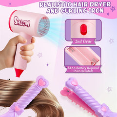 Toylink mirror supports self checks and precise makeup application.