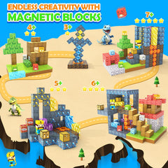 Toylogy sword caverns magnet world feature invites exploration and storytelling during play