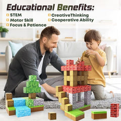 Toylogy blocks group-play promotes cooperation and shared problem-solving during building