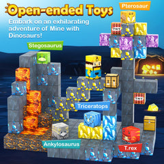 Toylogy compatible blocks with rounded edges support safe, creative building.