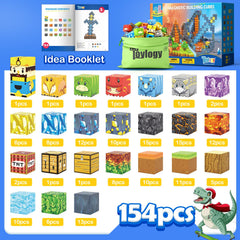 Toylogy magnetic blocks outdoor sensory play sparks coordination and collaborative building