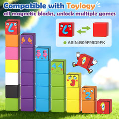 Toylogy STEM learning blocks promote counting, addition, and spatial awareness through hands-on play.