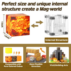 Toylogy Mine Caves and Ice Landscapes invite cooperative building