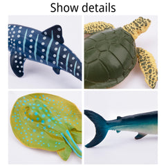 TOYMANY Dolphin figurine perfect for storytelling props and educational play