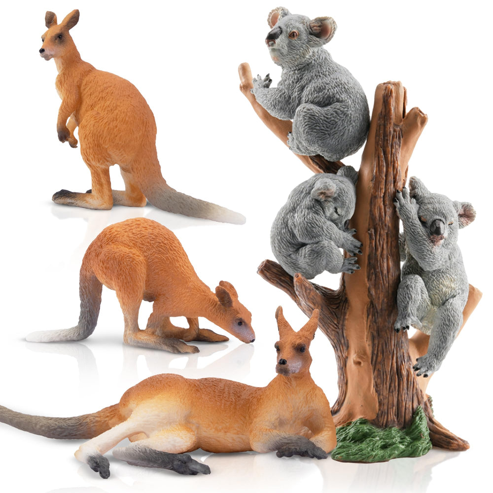 Toymany kangaroo stance figurine for imaginative play and display.