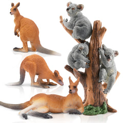 Toymany kangaroo stance figurine for imaginative play and display.