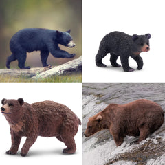Toymany bear figurines: ideal for playroom shelves and desks.