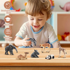 Toymany snow leopard figure inspires exploration and animal learning.