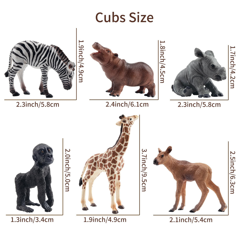 Toymany zebra figure adds safari scenes and cake toppers.