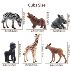 Toymany zebra figure adds safari scenes and cake toppers.