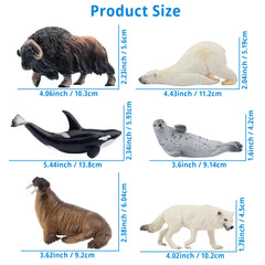 Toymany Arctic hare figure supports creative pretend play