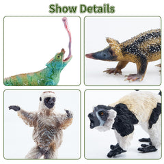 Toymany ring-tailed lemur figurine promotes interactive learning and jungle imagination.