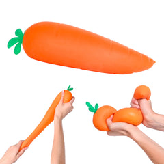Sunny Days Entertainment carrot front view showing bright color and playful shape for display