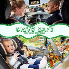 TOYMNI squeaky hanging toy two encourages safe grip on the go.