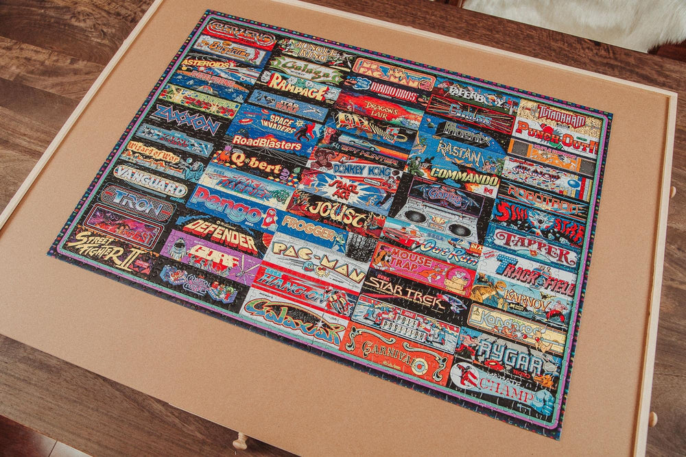 Toynk Arcadeageddon display-ready puzzle enhances a gamer's shelf