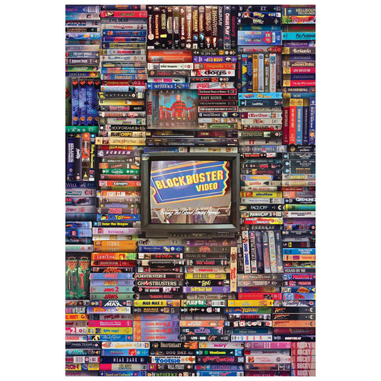 Toynk Blockbuster Era 1000-piece puzzle with crisp high‑res imagery for immersive building