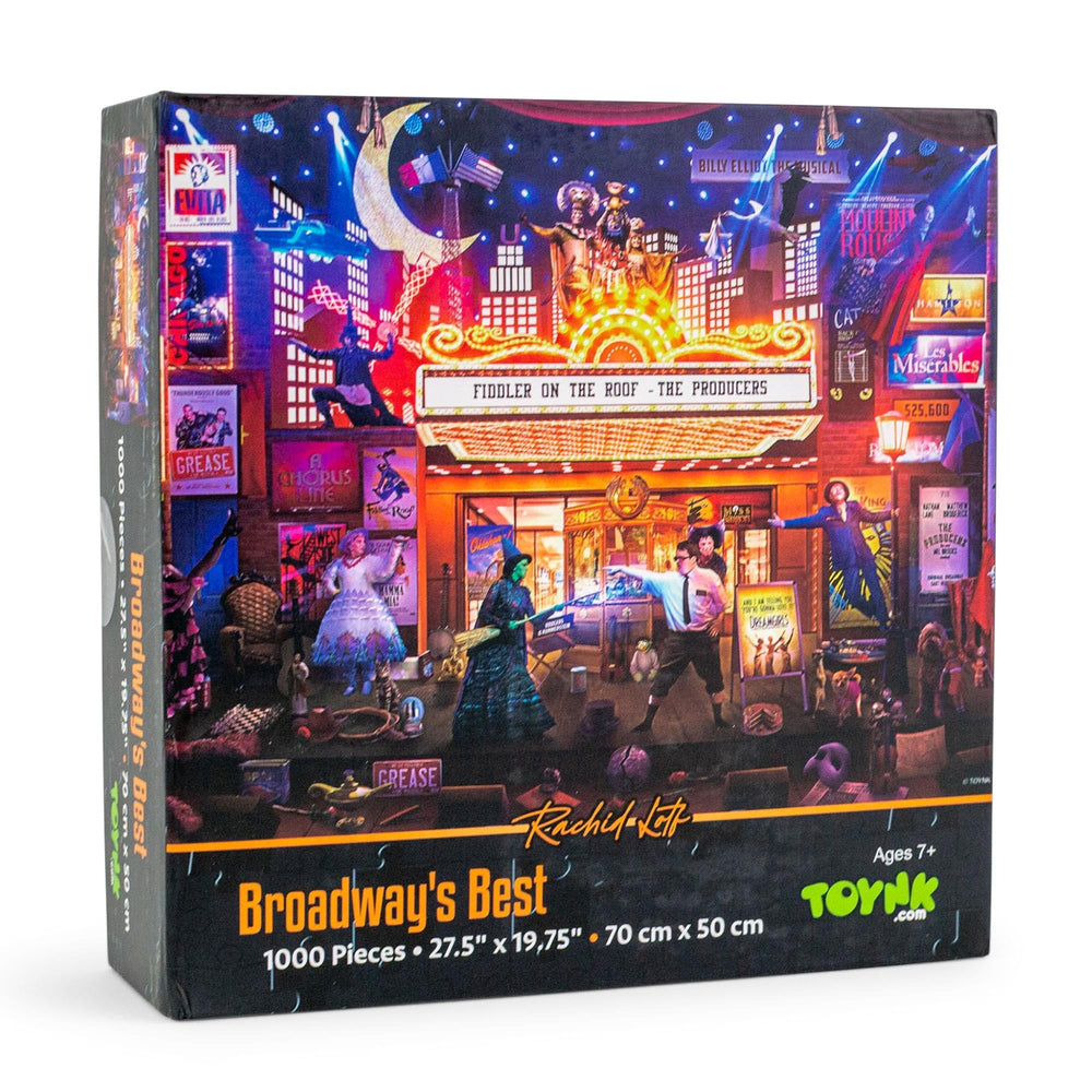 Toynk Broadway's Best on-stage collage evokes theater vibes for family nights