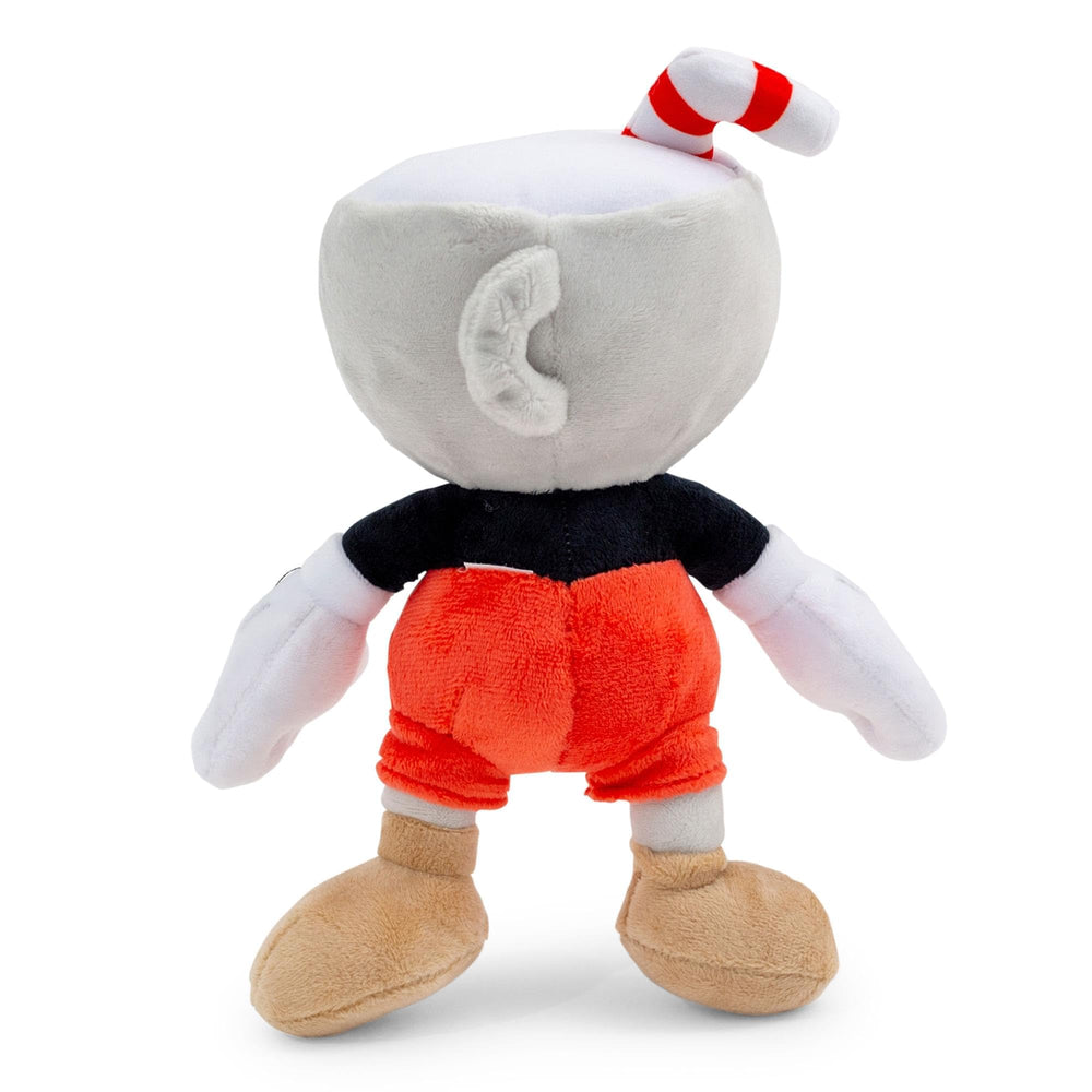 Toynk Cuphead 8-inch plush face close-up shows friendly expression